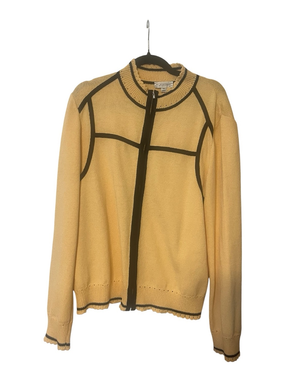 St. John Sport Cardigan
Sweater Yellow Black
Trim